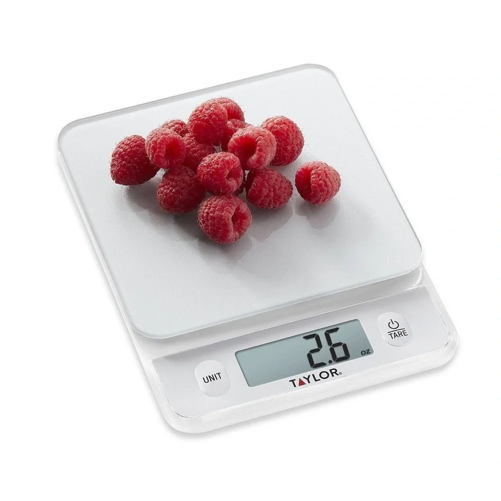 Taylor Digital Kitchen Glass Top 11lb Food Scale